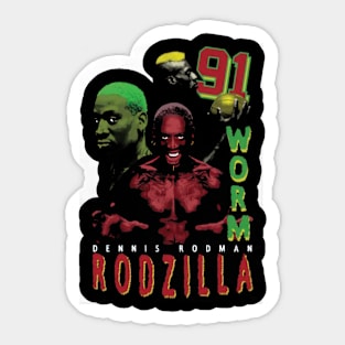 Dennis Rodman Hall Fame Sticker